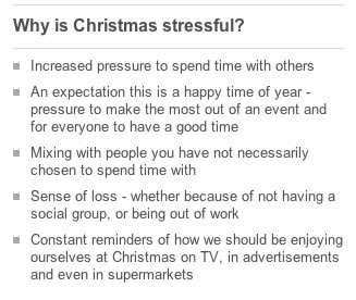 Why is Christmas stressful